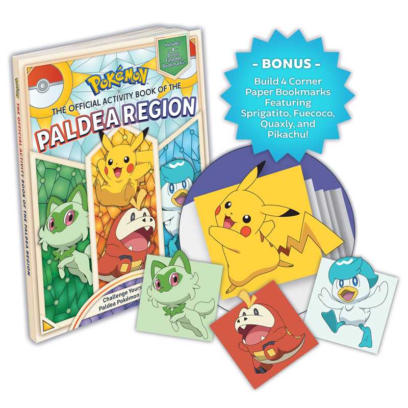 Pokémon El libro de actividades oficial de la región de Paldea por Sonia Sander