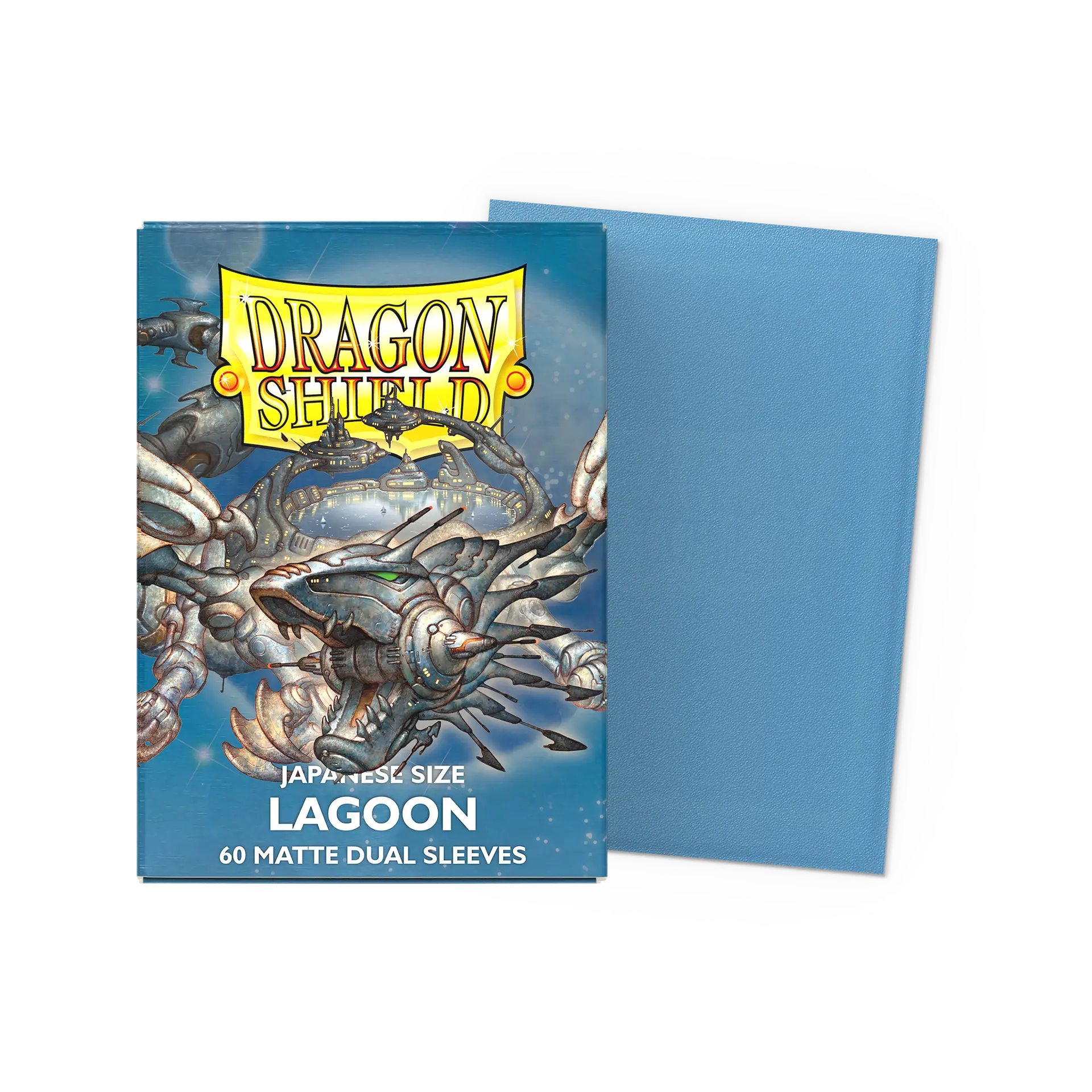 Dragon Shield Japanese Size Matte Dual Sleeves - Lagoon
