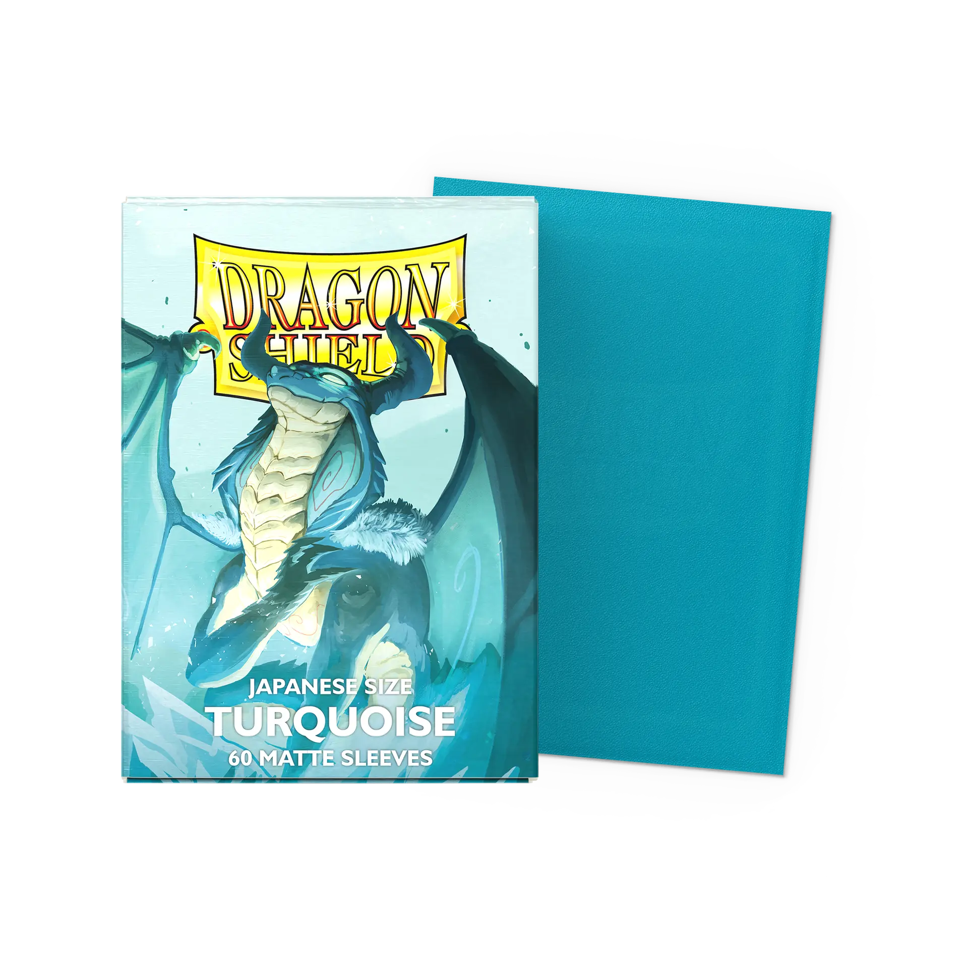 Dragon Shield Japanese Size Matte Dual Sleeves - Turquoise