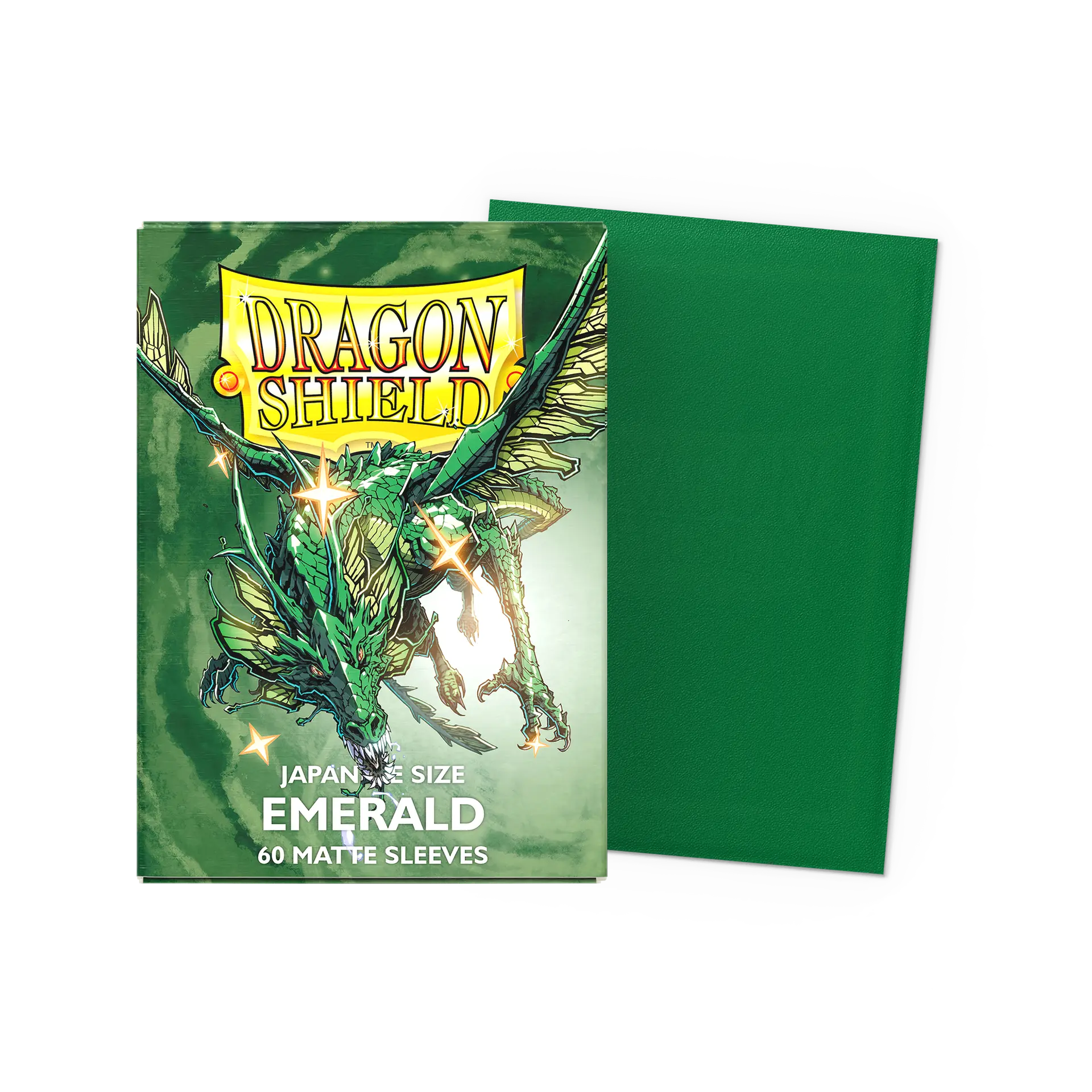 Dragon Shield Japanese Size Matte Dual Sleeves - Emerald