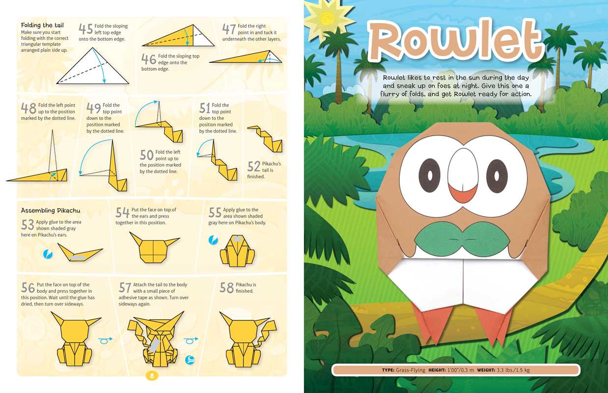 Pokémon Origami: Dobla tu propio Pokémon de la región de Alola por The Pokémon Company International
