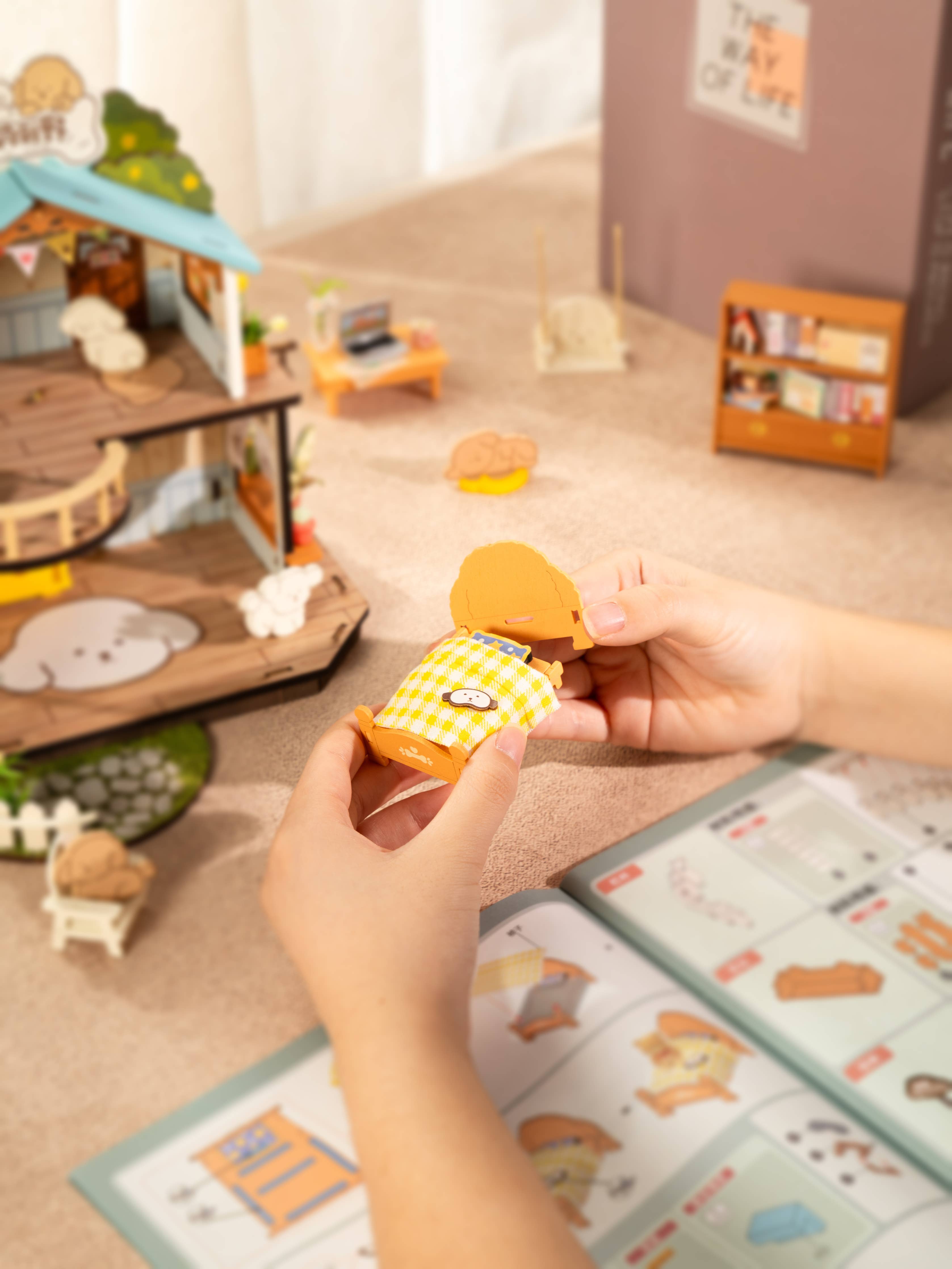 Rolife: Puppy's Cozy Villa DIY kit Miniature House Puzzles DG169