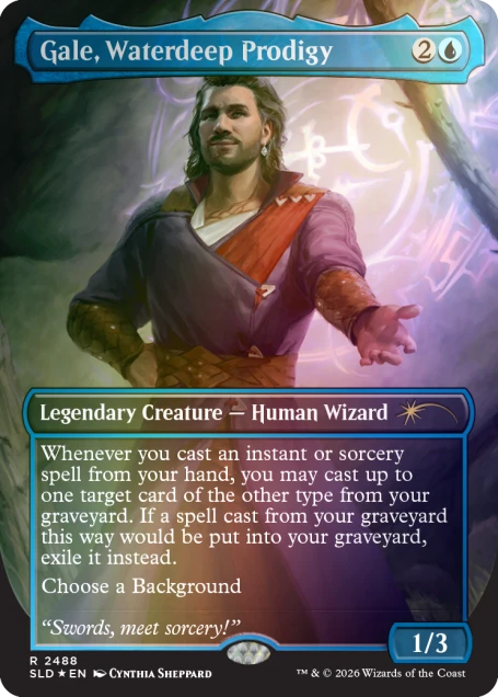 Magic the Gathering: Secret Lair Drop Series - Gale's Ambition - FOIL