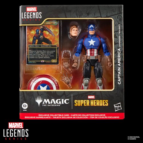Marvel Super Heroes | Magic the Gathering: Marvel Legends Series - Captain America (Avengers: Twilight) | Hasbro