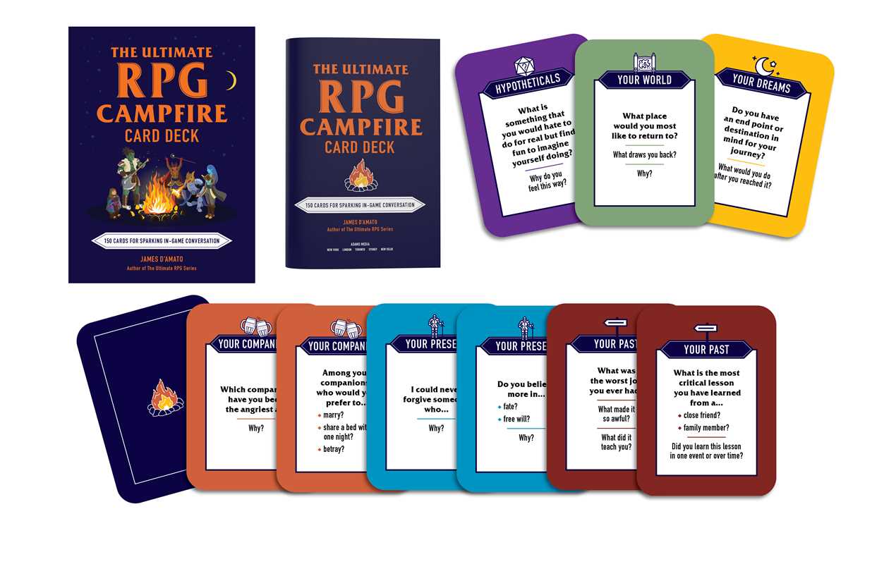 Baraja de cartas Ultimate RPG Campfire de James D'Amato