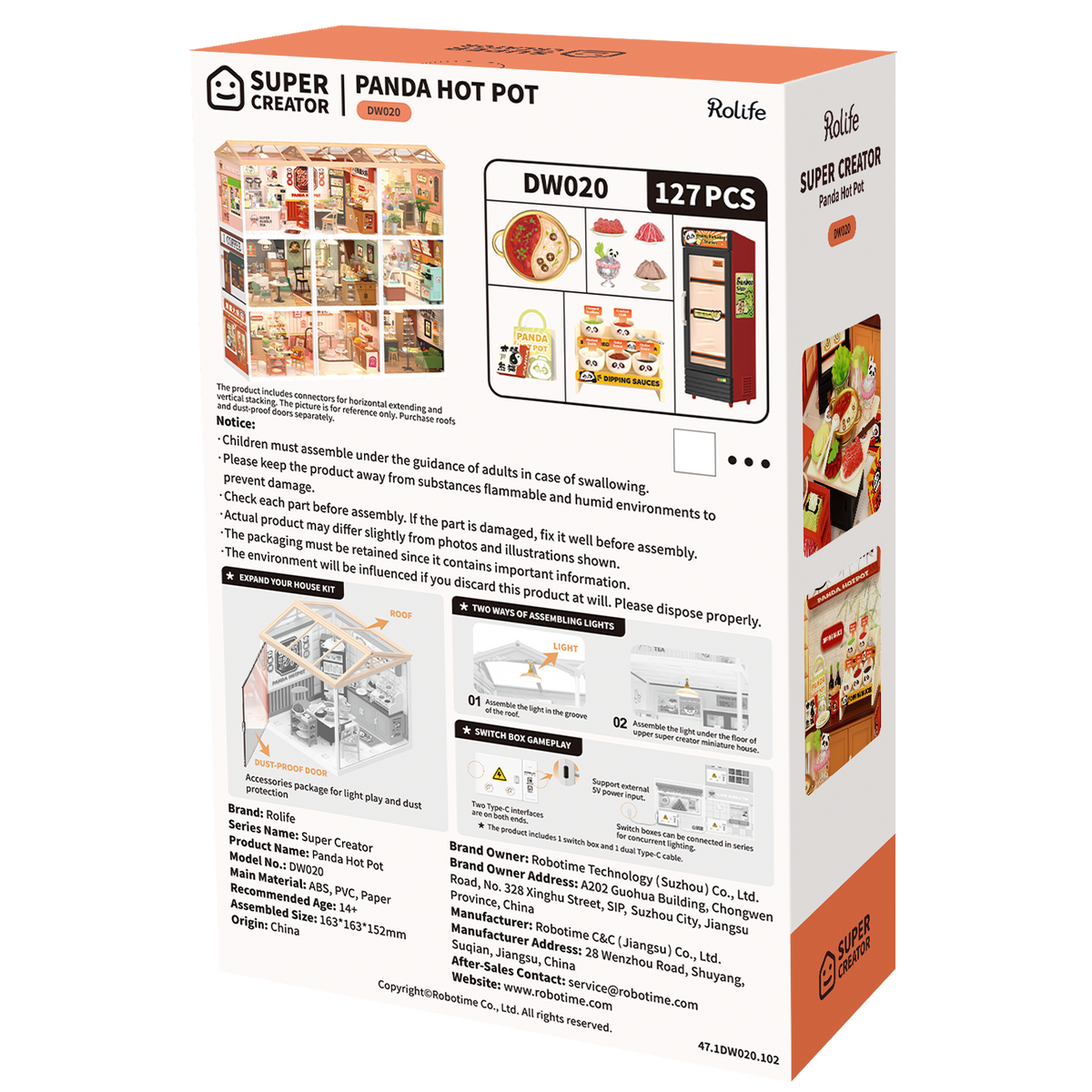 Rolife | Super Creator: Panda Hot Pot - [DW020]