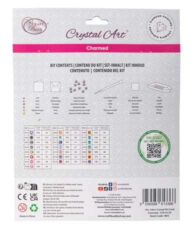 Crystal Art Card Kit: Charmed