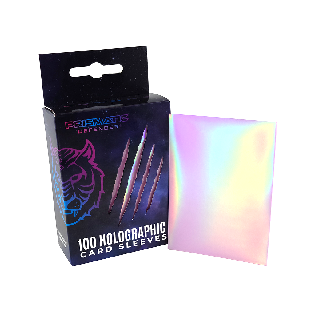 Prismatic Defender: Holographic Card Sleeves - Standard Size - 3 Foil Designs
