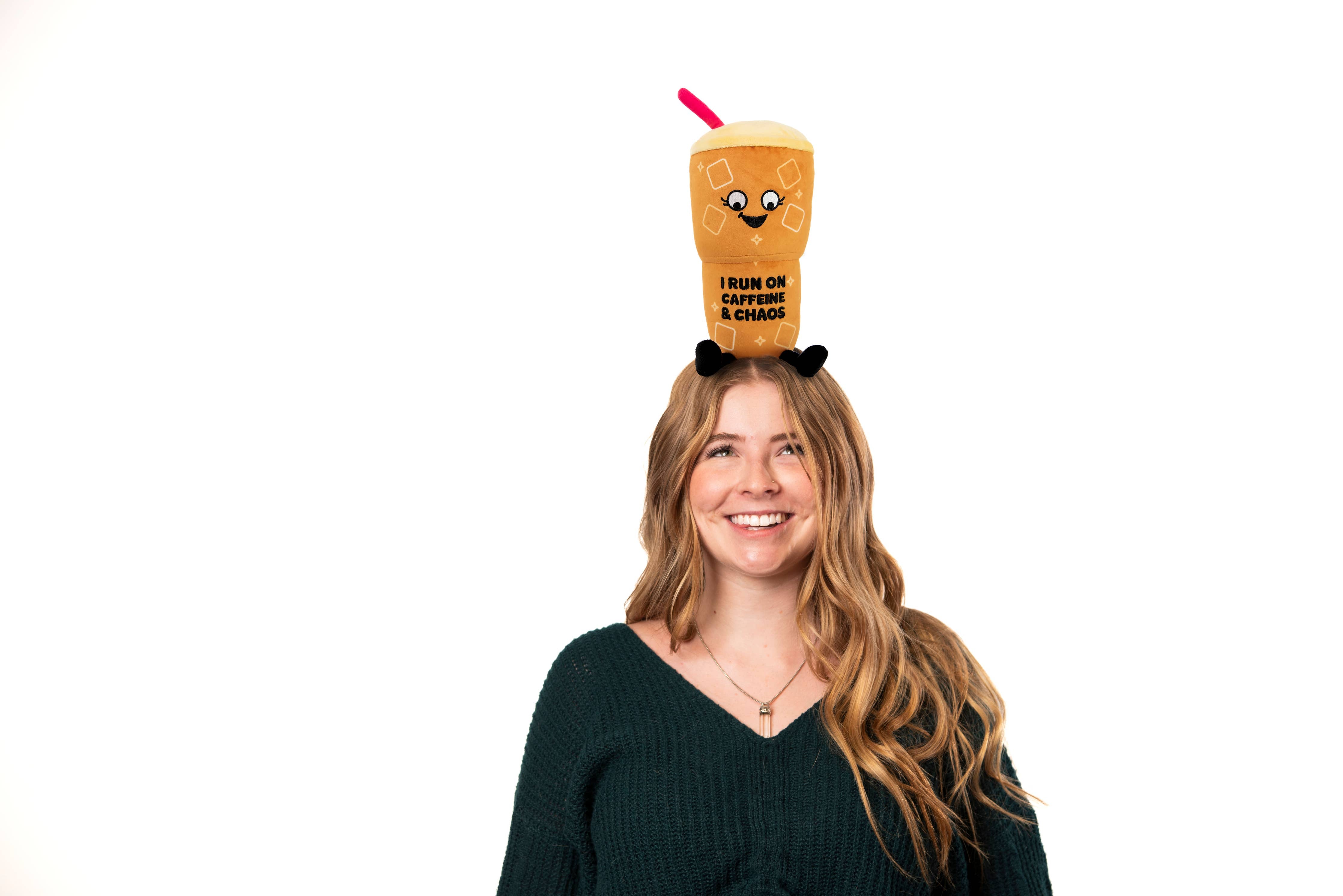 Plush Iced Coffee - I run on caffeine