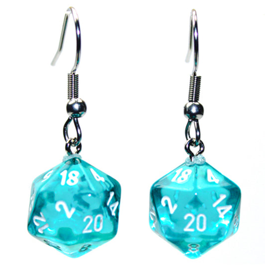 Chessex Mini d20 Dice Earrings