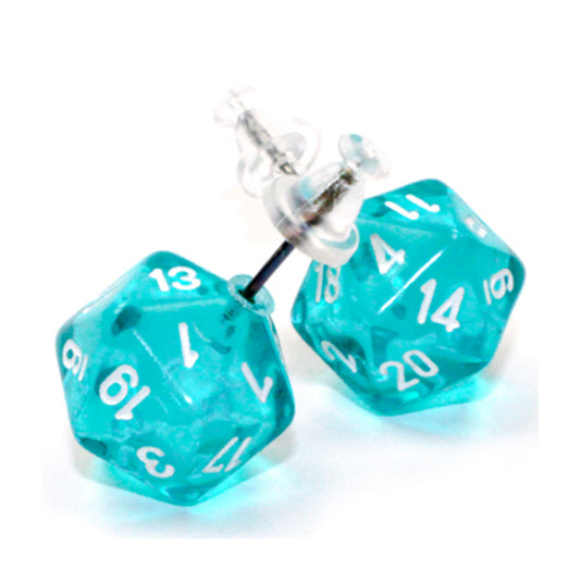 Chessex Mini d20 Dice Earrings