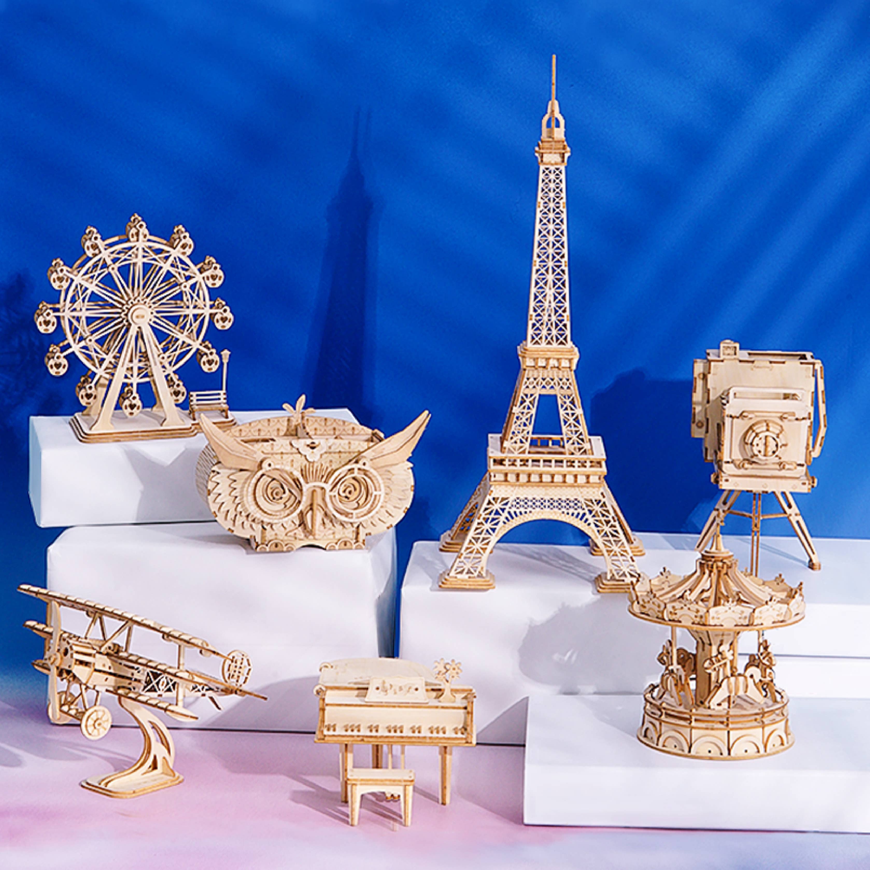TG501 Rolife Eiffel Tower 3D Wooden Puzzle