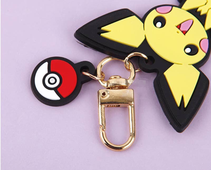 Paquete variado de llaveros y abalorios para bolsos con personajes de Pokémon