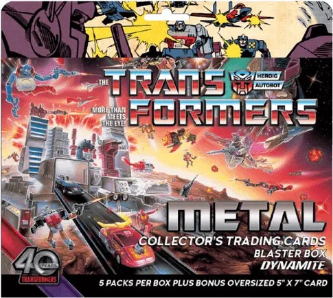 Transformers | Dynamite Entertainment: Metal Collector's Trading Cards - Blaster Box