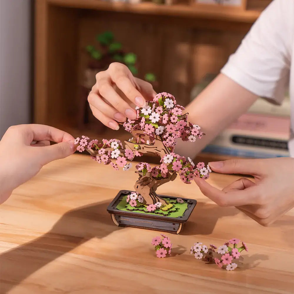 Sakura Bonsai Rolife DIY Puzzles 3D Wooden Crafts