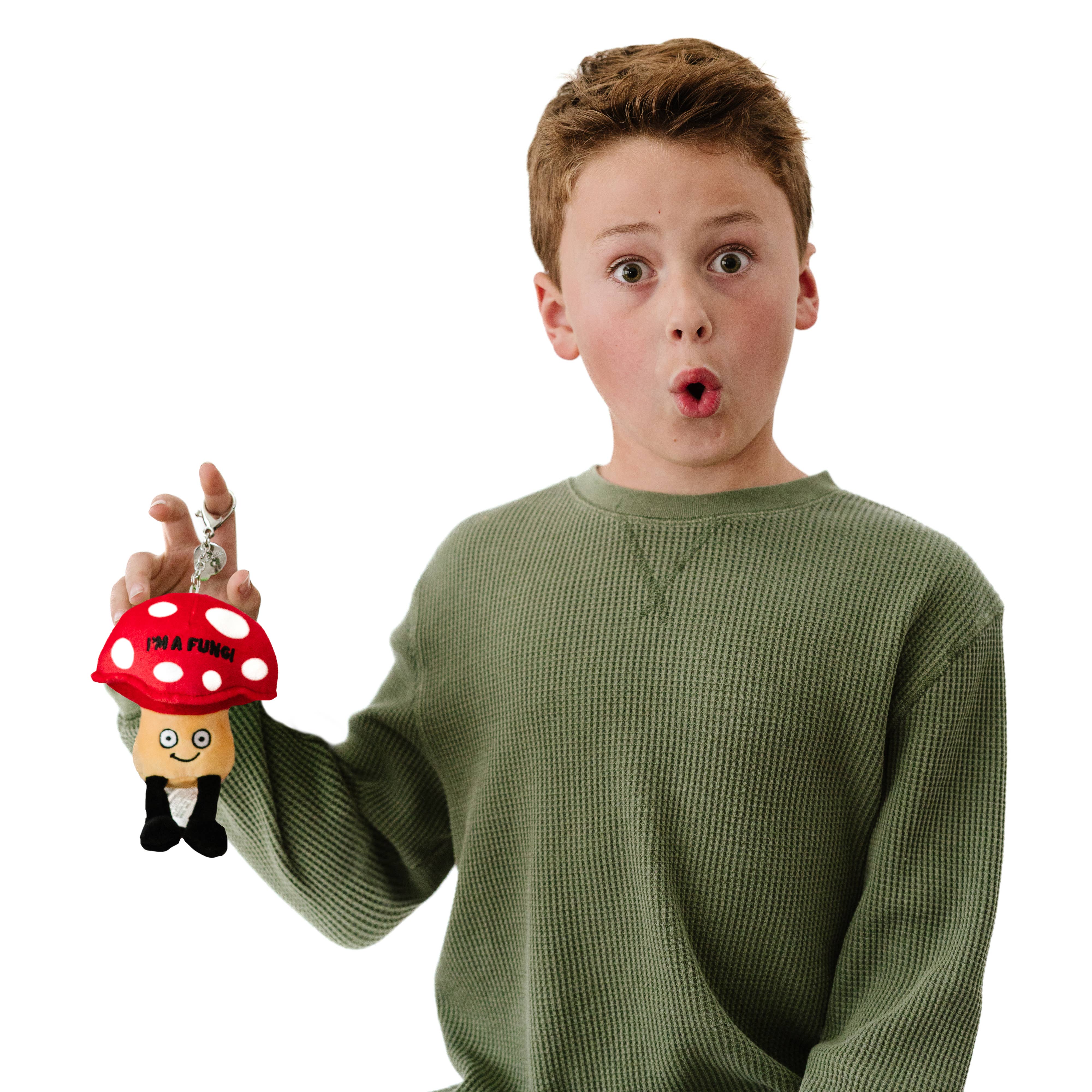 Funny Plush Mushroom Bag Charm  Soft Toy Cute Gift Stuffed