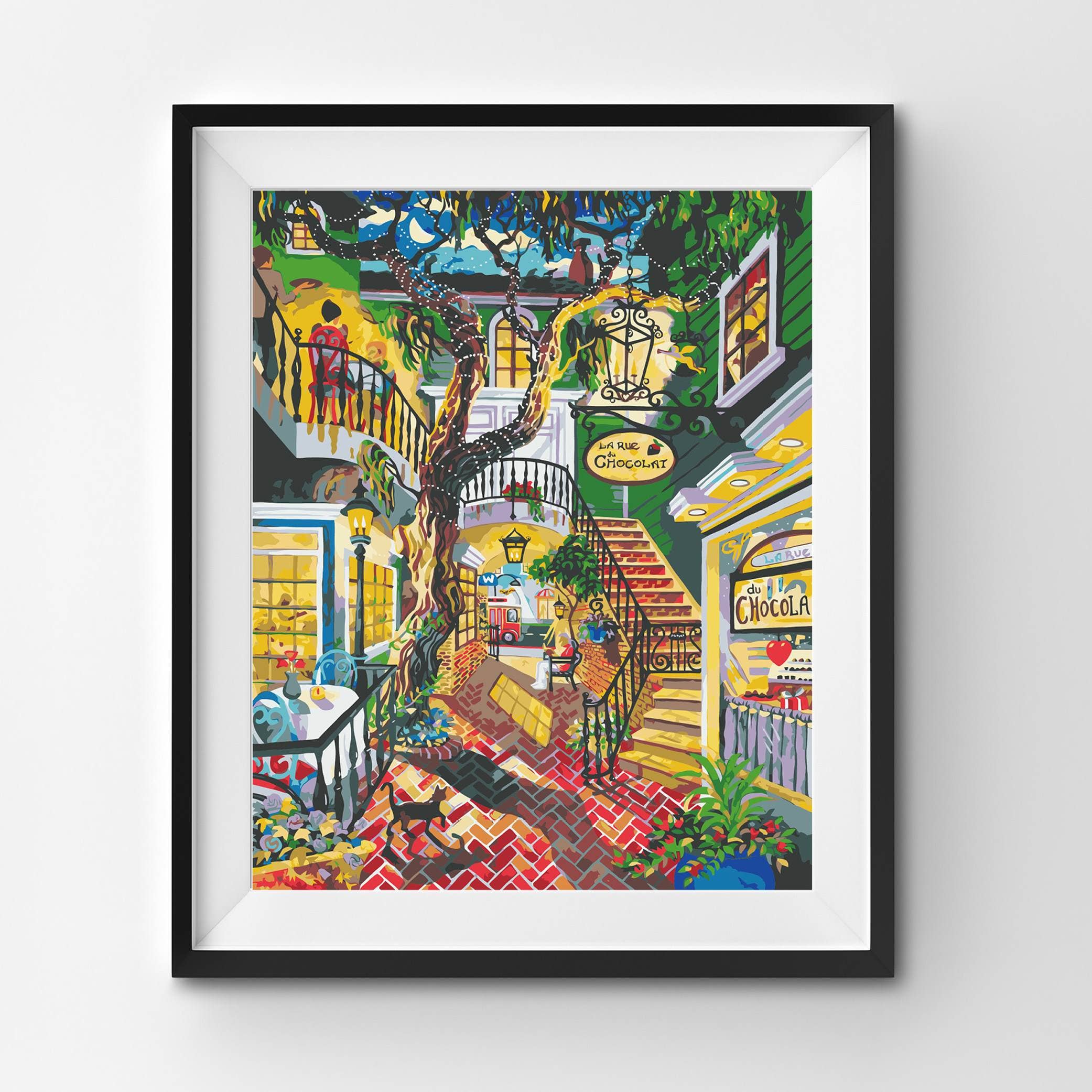 Pepper Tree Lane Two - DIY Paint by Numbers Kit