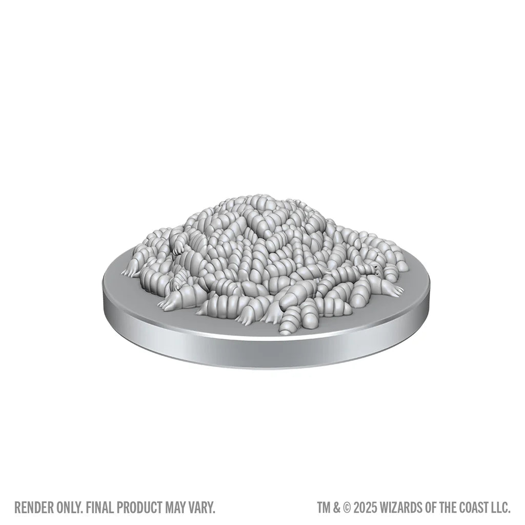 D&D Nolzur's Marvelous Miniatures: Swarm of Rot Grubs & Rot Grub Victim