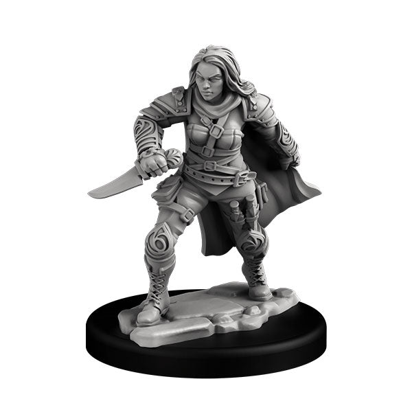 Player Character Set: Human Rogue & Warrior
