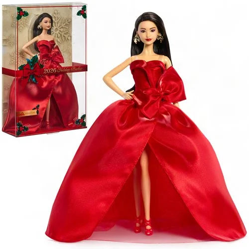 Barbie 2026 Holiday Barbie Doll with Black Hair