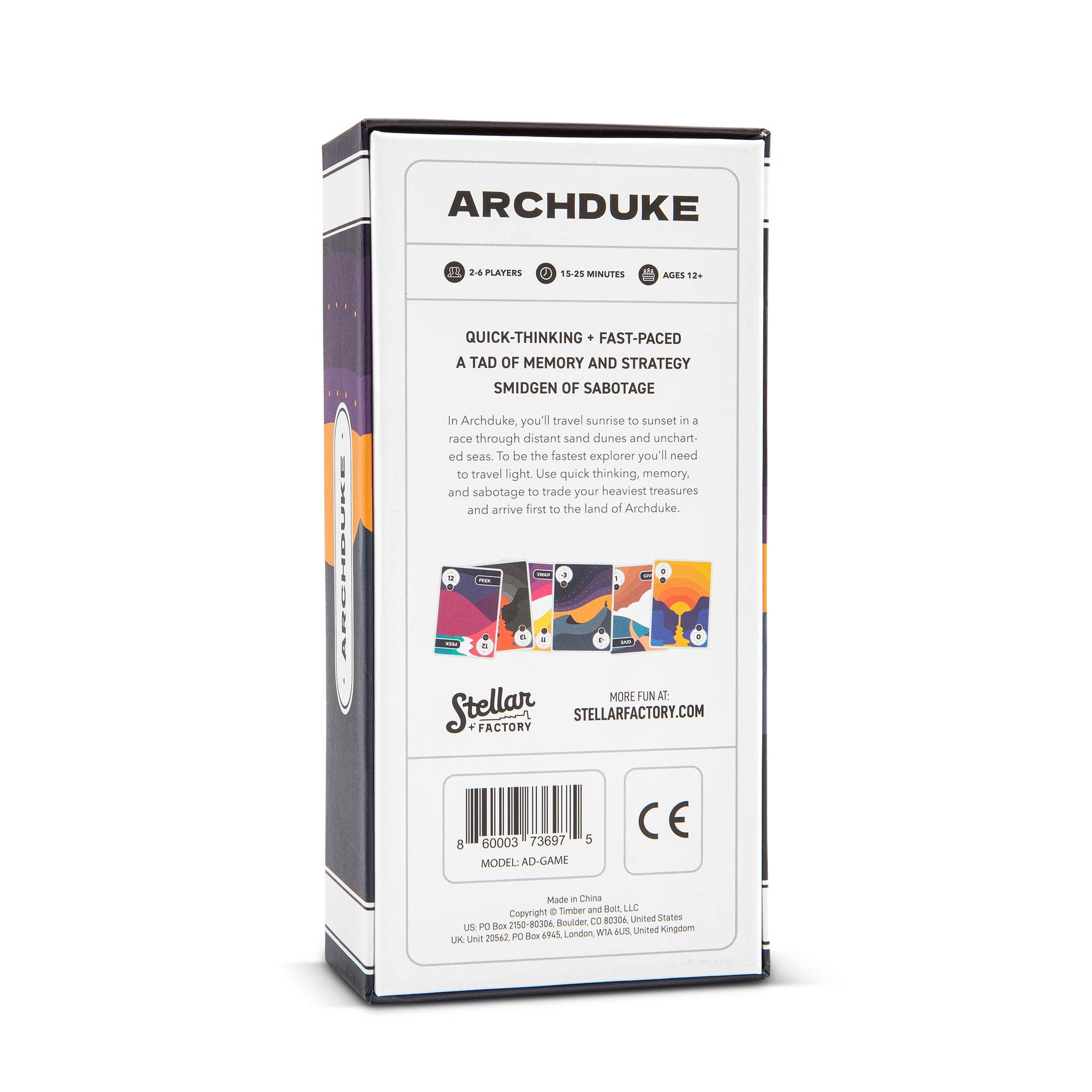 Archduke: Un juego de cartas de estrategia, memoria y sabotaje.