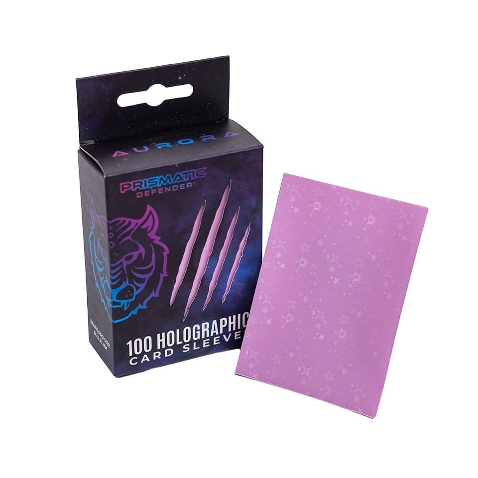 Prismatic Defender: Holographic Card Sleeves - Standard Size - 3 Foil Designs