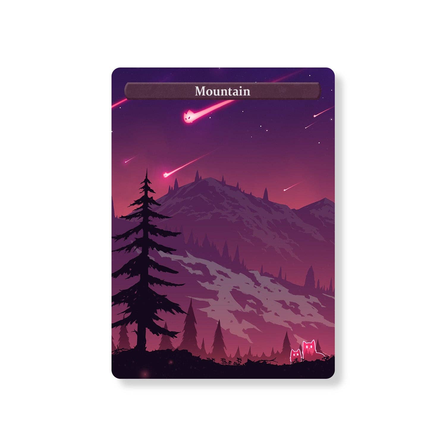 Cavernas y Calicos Mana Cats Mountain - Conjunto de representación de tierras