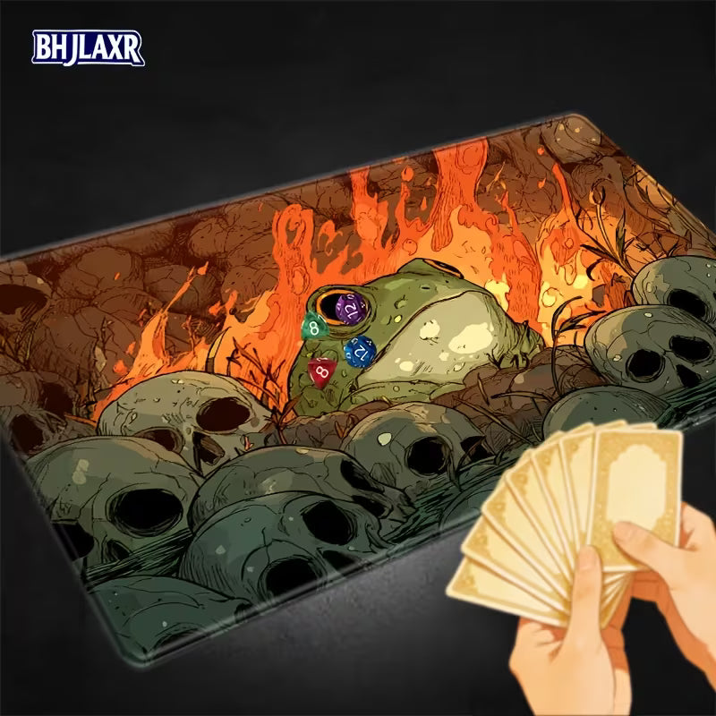 Playmat: Stitched - Fire Frog