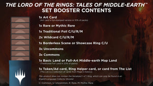 Magic the Gathering: The Lord of the Rings Tales of Middle Earth Set Booster Pack (live only)
