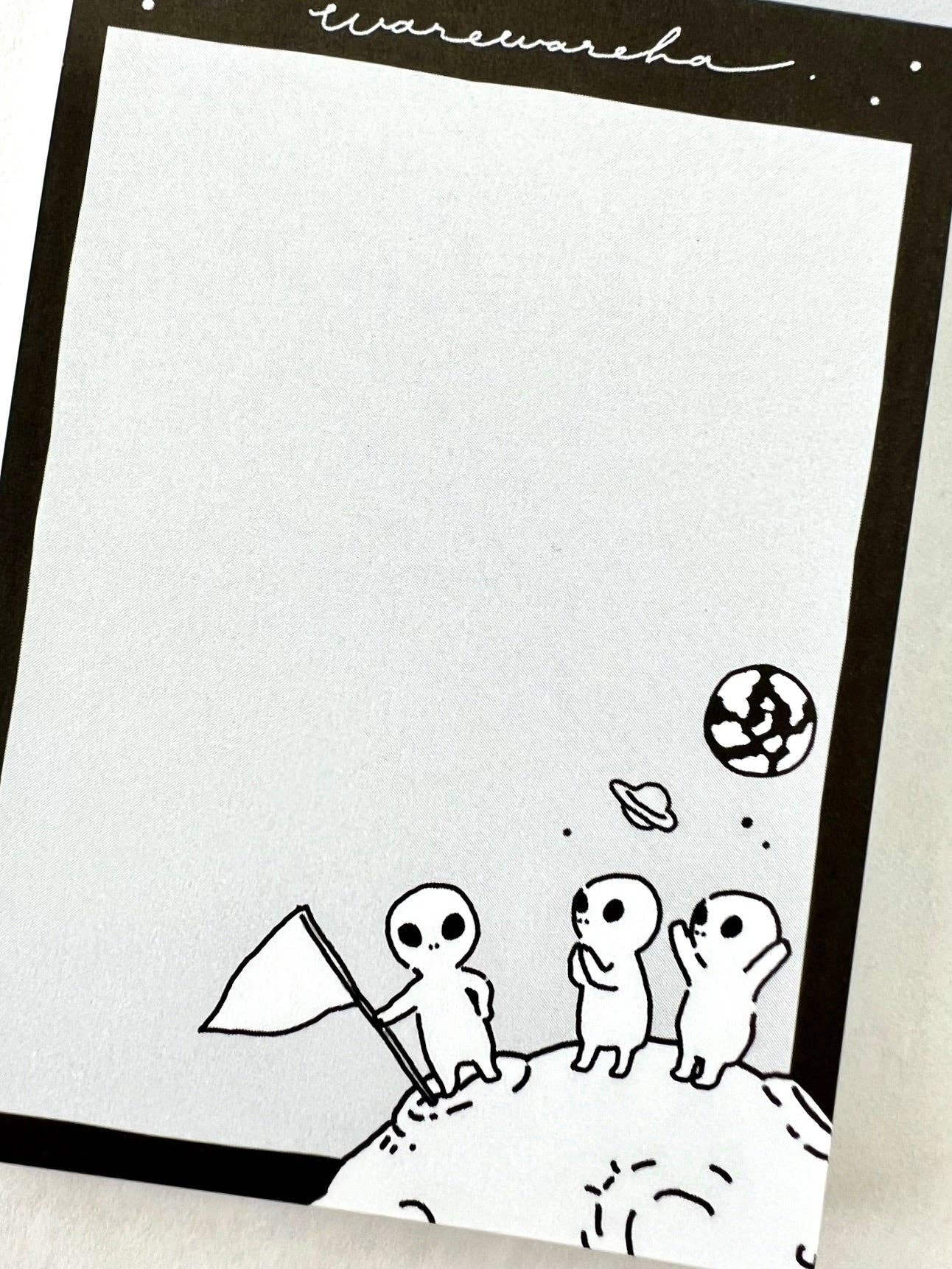 113692 CRUX Alien Landing Mini Notepad-10