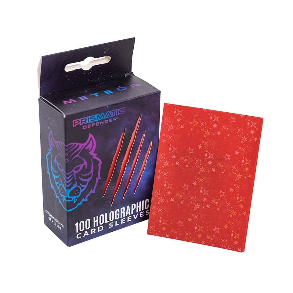 Prismatic Defender: Holographic Card Sleeves - Standard Size - 3 Foil Designs