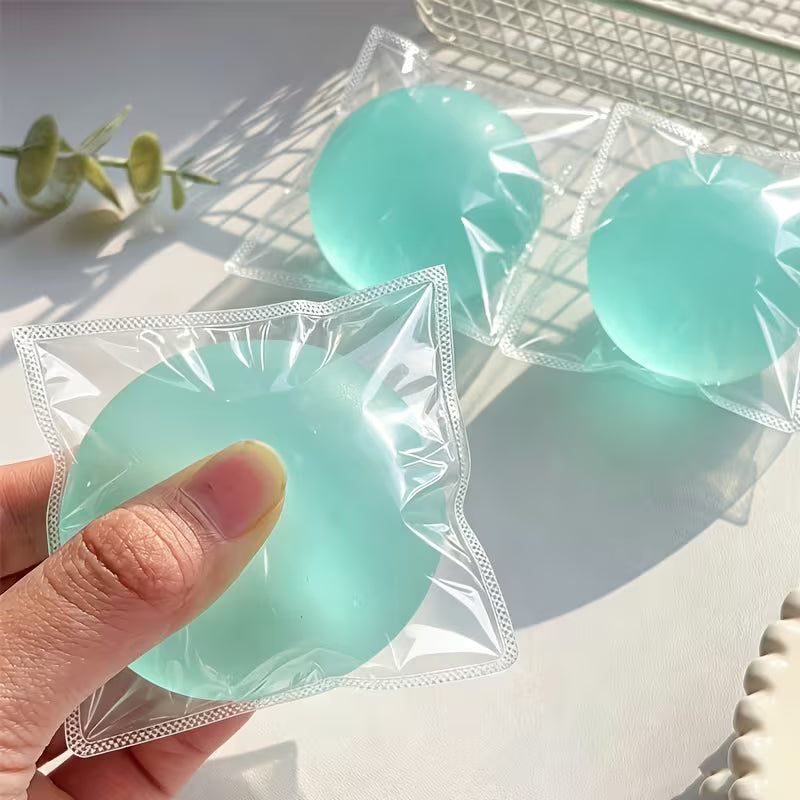 Blue Squishy Gel Fidget Toy