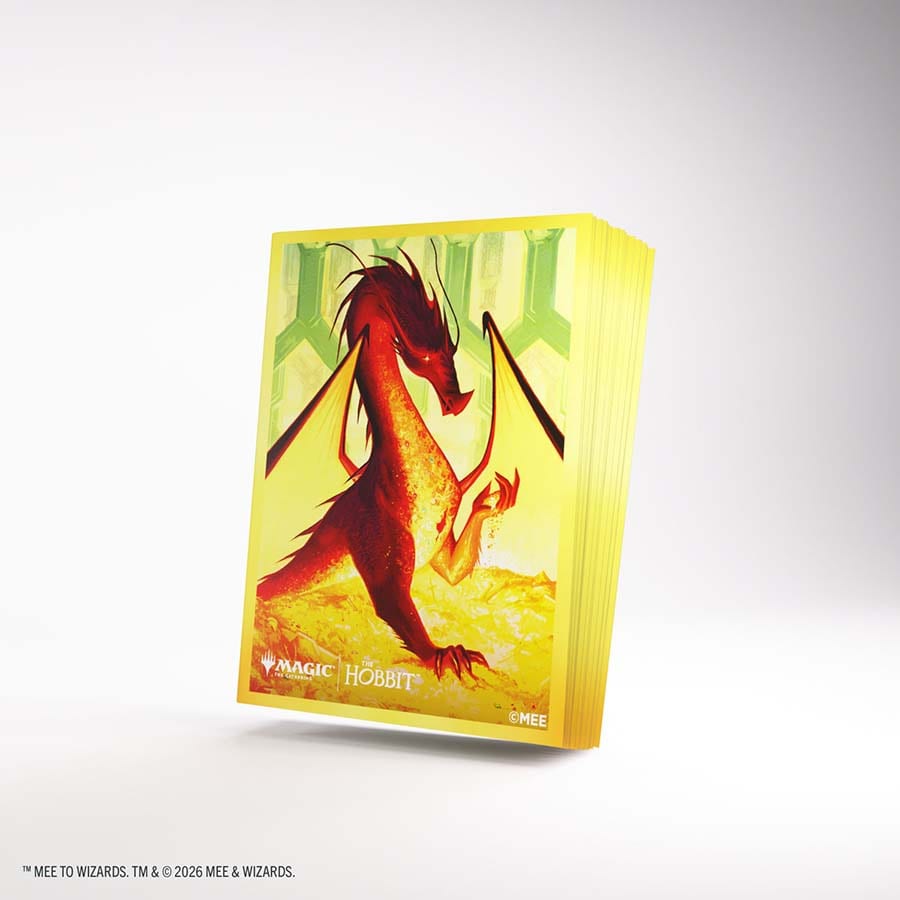 Gamegenic | MTG: The Hobbit: Premium Art Sleeves - Smaug the Golden