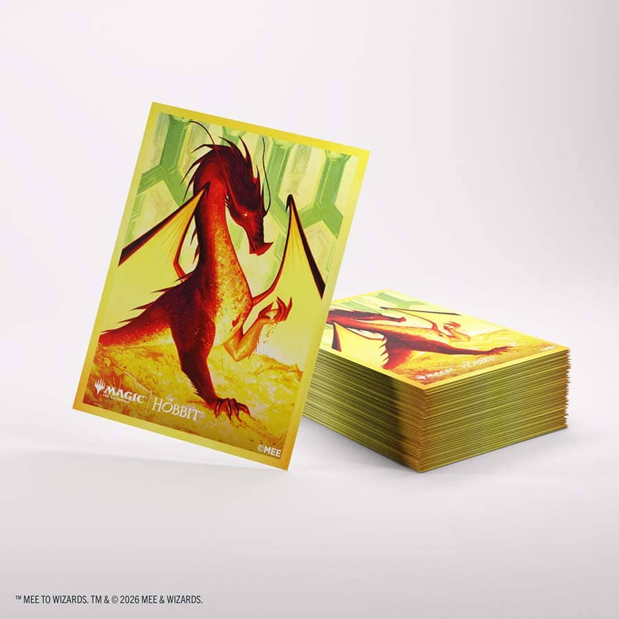 Gamegenic | MTG: The Hobbit: Premium Art Sleeves - Smaug the Golden