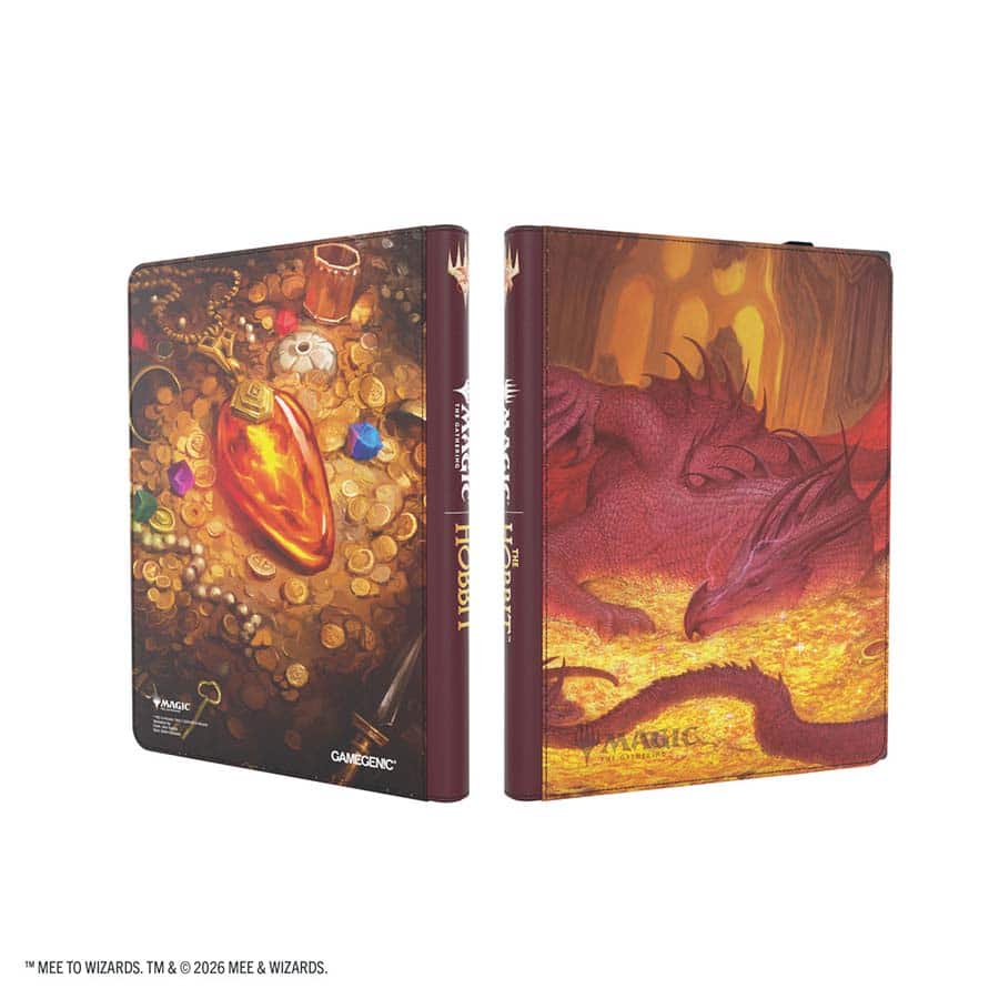 Gamegenic | MTG: The Hobbit: Zip-Up Album 18-Pocket - Smaug's Mox Amber