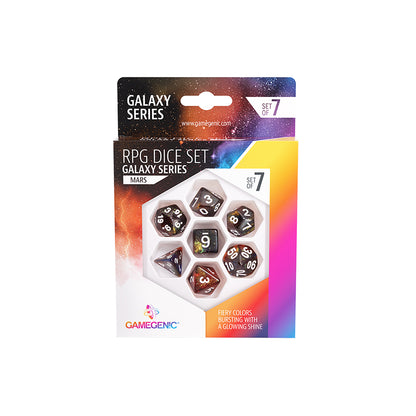 Dice: 7-Set: Galaxy Series: Mars