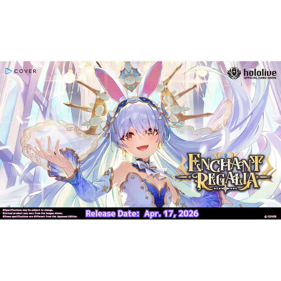 HOLOLIVE OFFICIAL CARD GAME BOOSTER PACK: ENCHANT REGALIA (12CT)