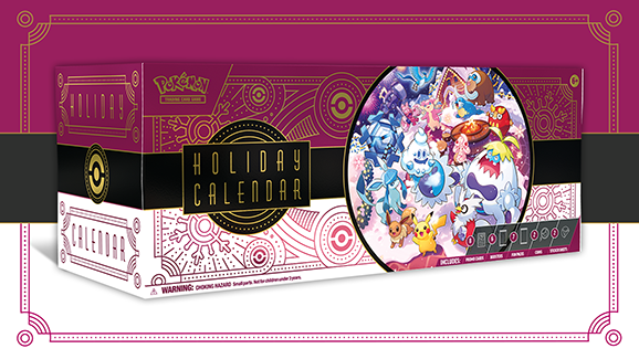 Calendario festivo de Pokémon TCG 2025