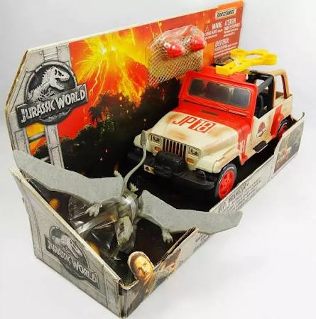 Jurassic World - Jeep Wrangler & Rescue Net w/ Dinosaur