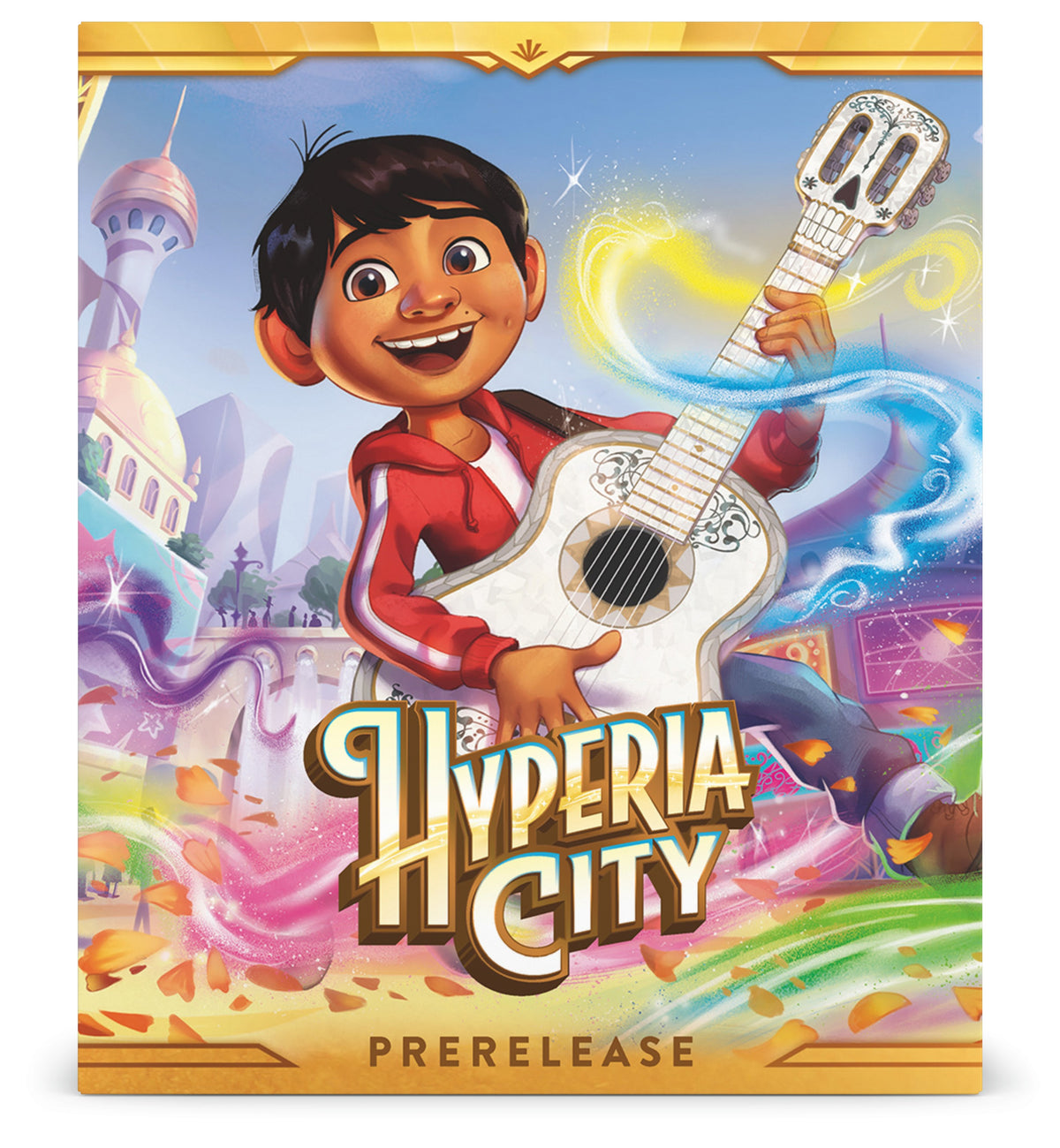 Hyperia City prerelease pack included with in-store event entry - pack artwork