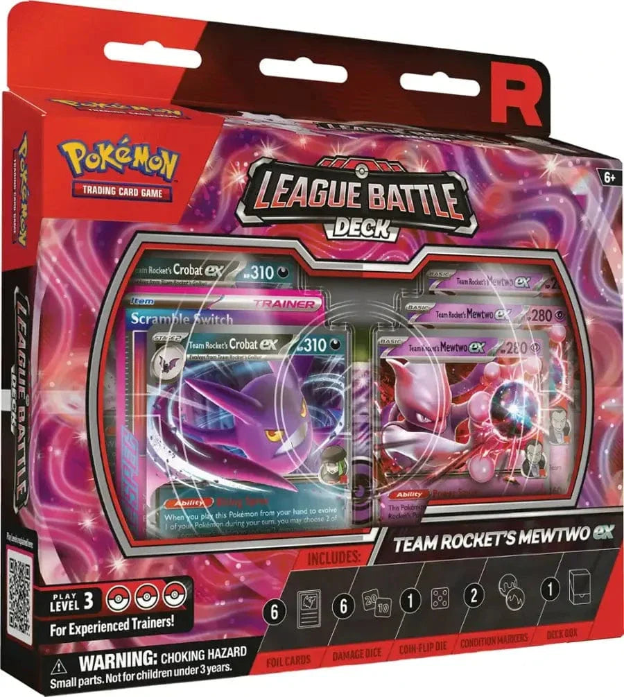 Pokemon League Battle Deck Team Rockets Mewtwo EX