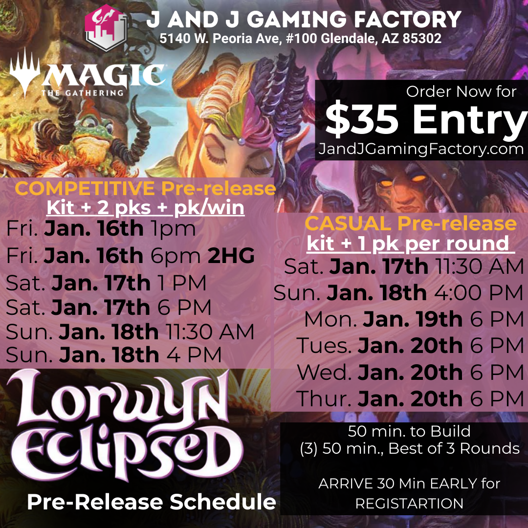 Lorwyn Eclipsed Prerelease Event