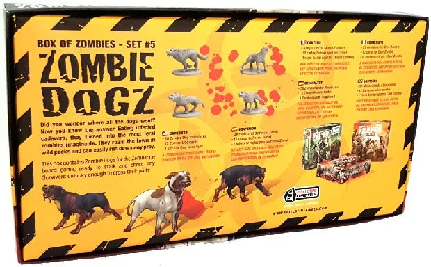 [USED] Zombicide: Box of Zombies - Set #5 - Zombie Dogz
