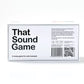 That Sound Game - Main Game