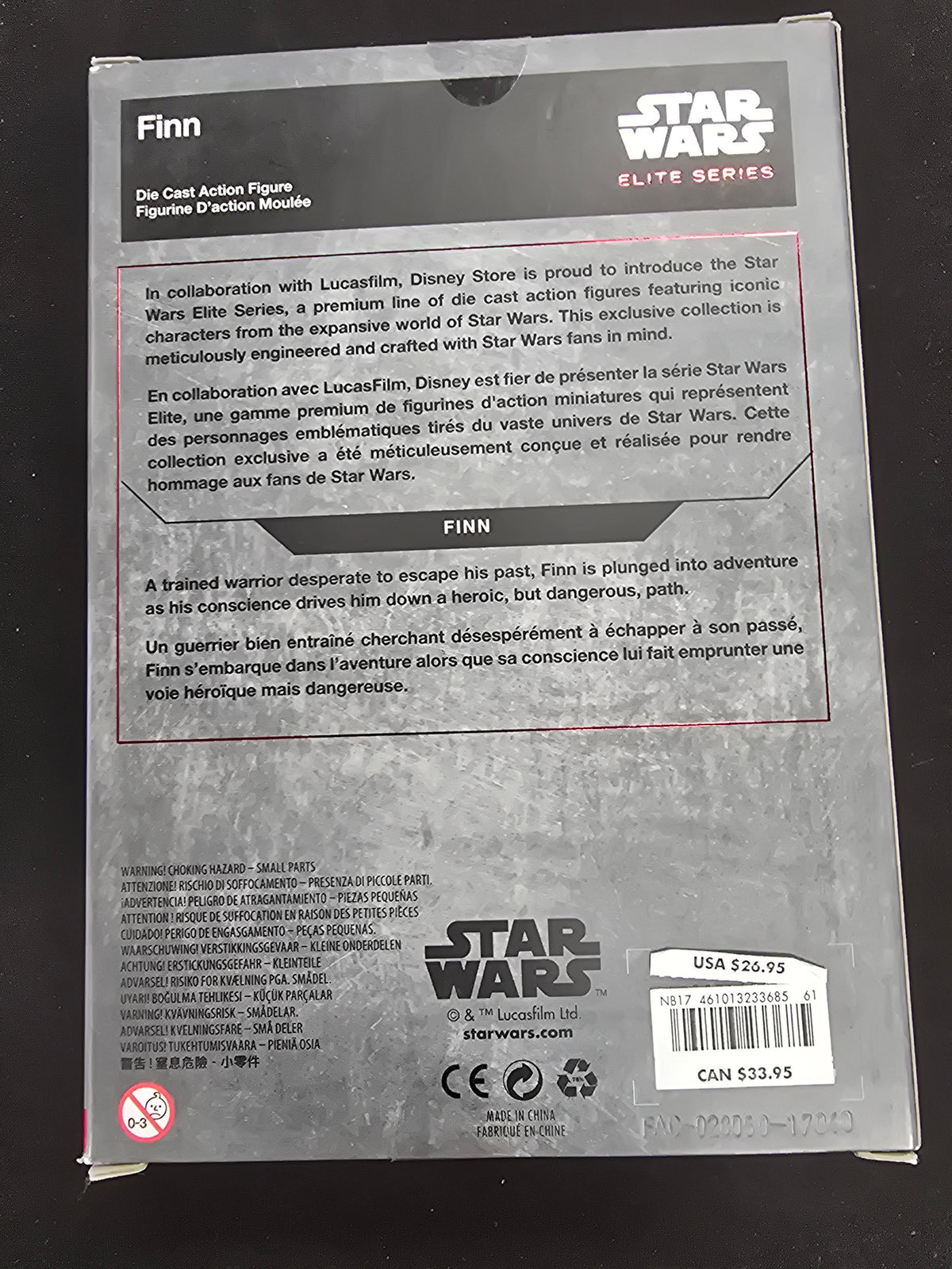 Star Wars Elite Series Die Cast: Finn (FN-2817)
