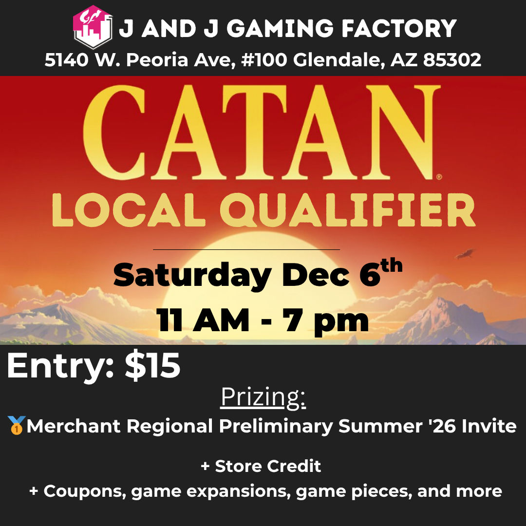 Catan Local Qualifier - December 6th