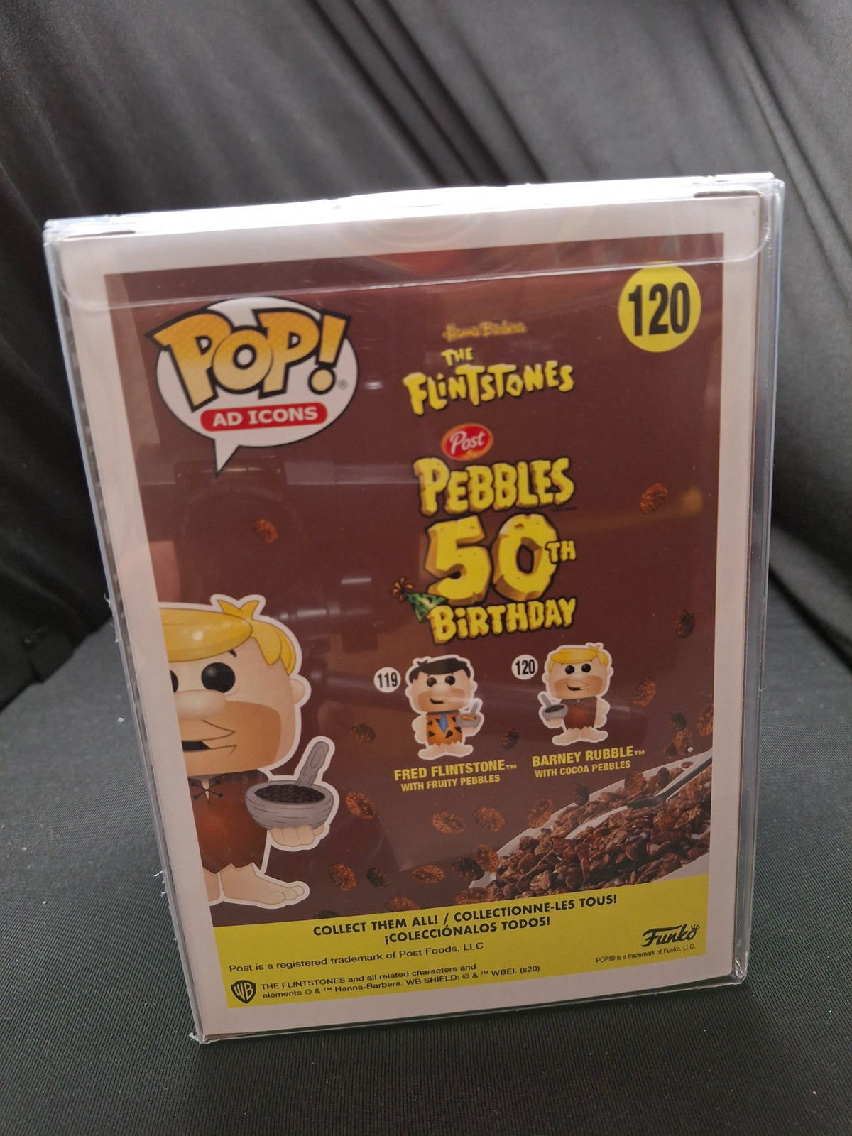 Funko Pop! Animation: The Flintstones - Barney Rubble with Cocoa Pebbles #120