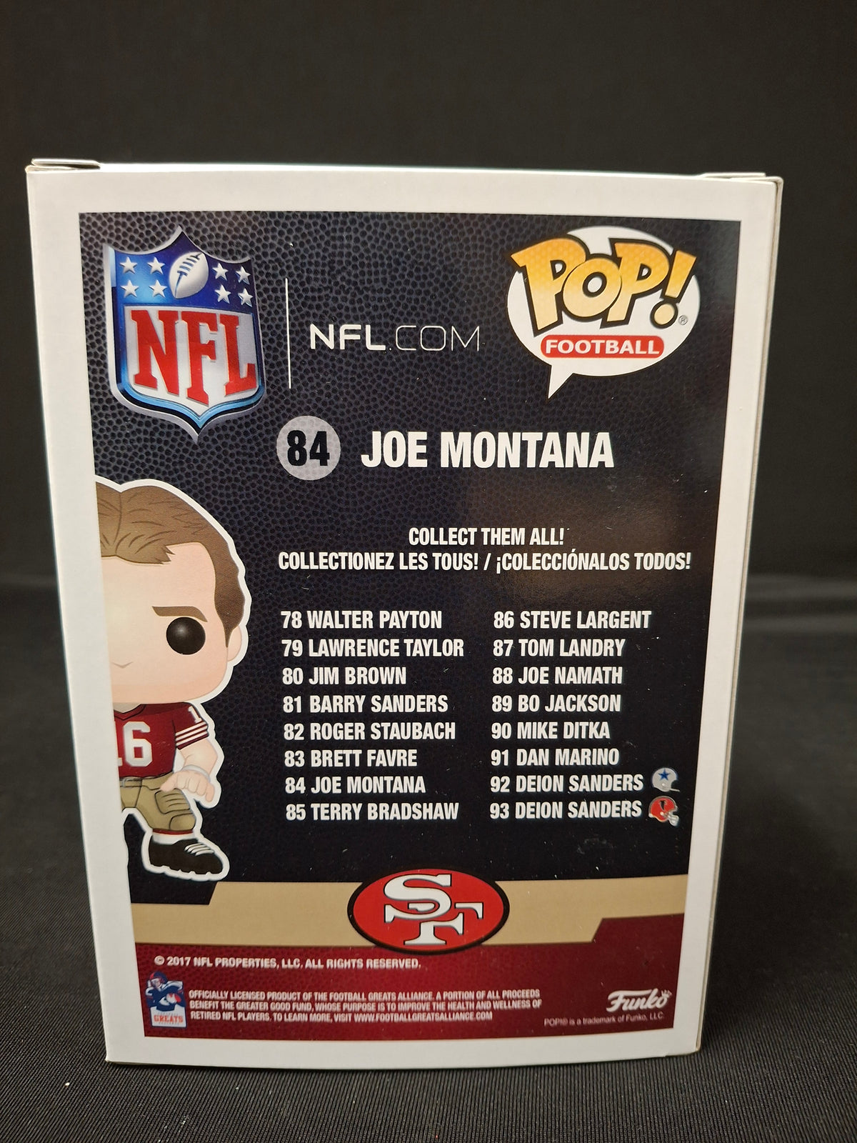 Funko Pop! NFL Legends: San Francisco 49ers - Joe Montana (Home Jersey)