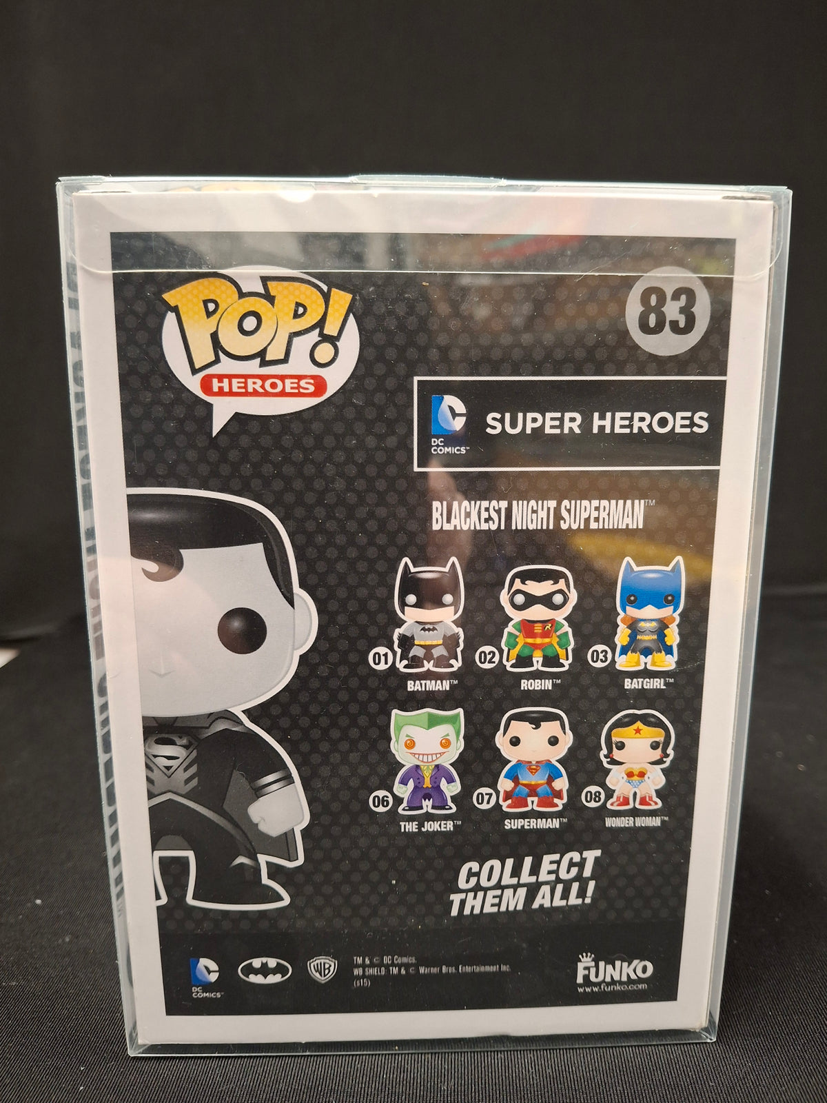 Funko Pop! Heroes: DC - Blackest Night Superman #83 (GameStop Exclusive)
