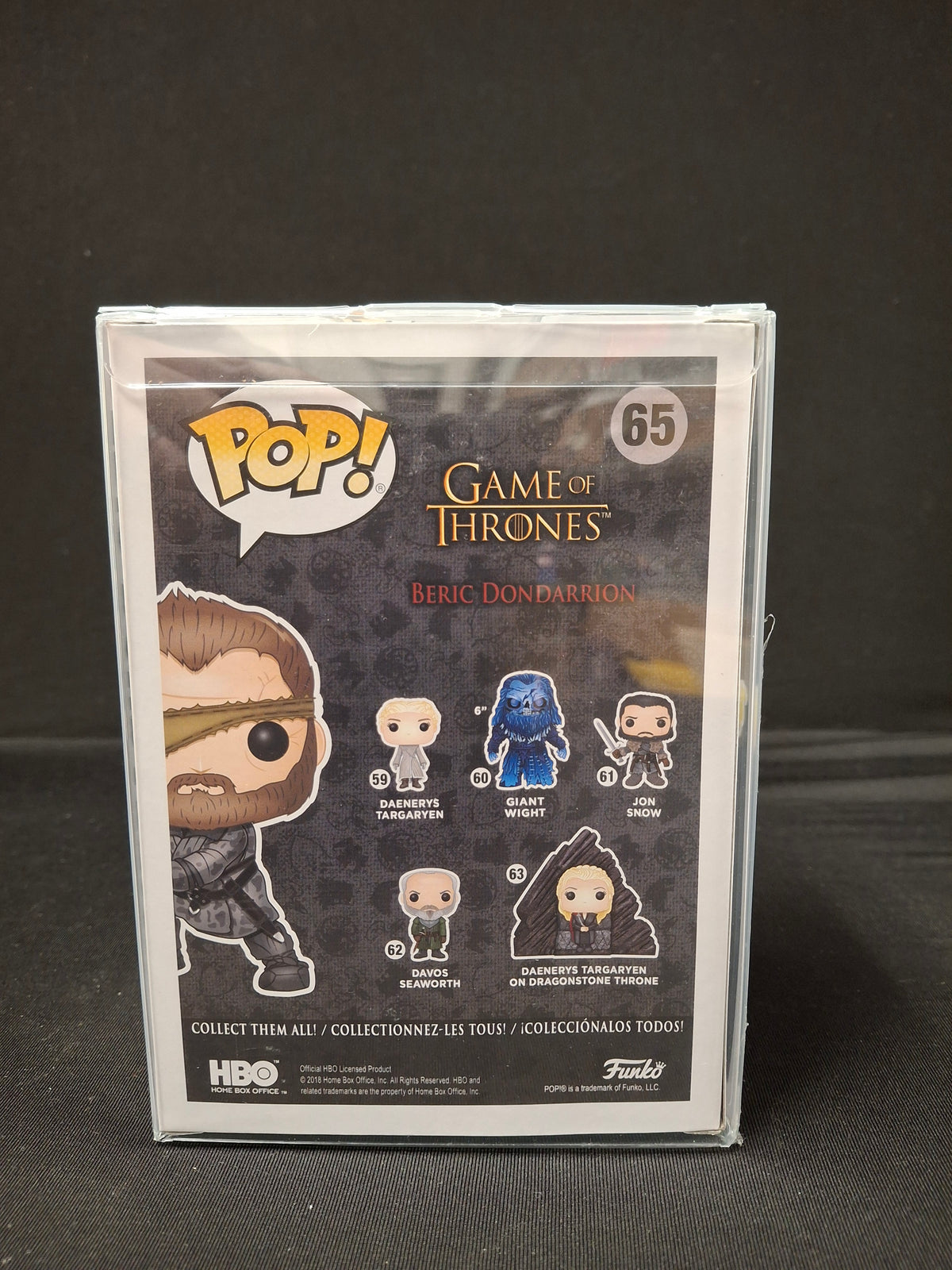 Funko Pop! TV: Game of Thrones - Beric Dondarrion with Flaming Sword #65